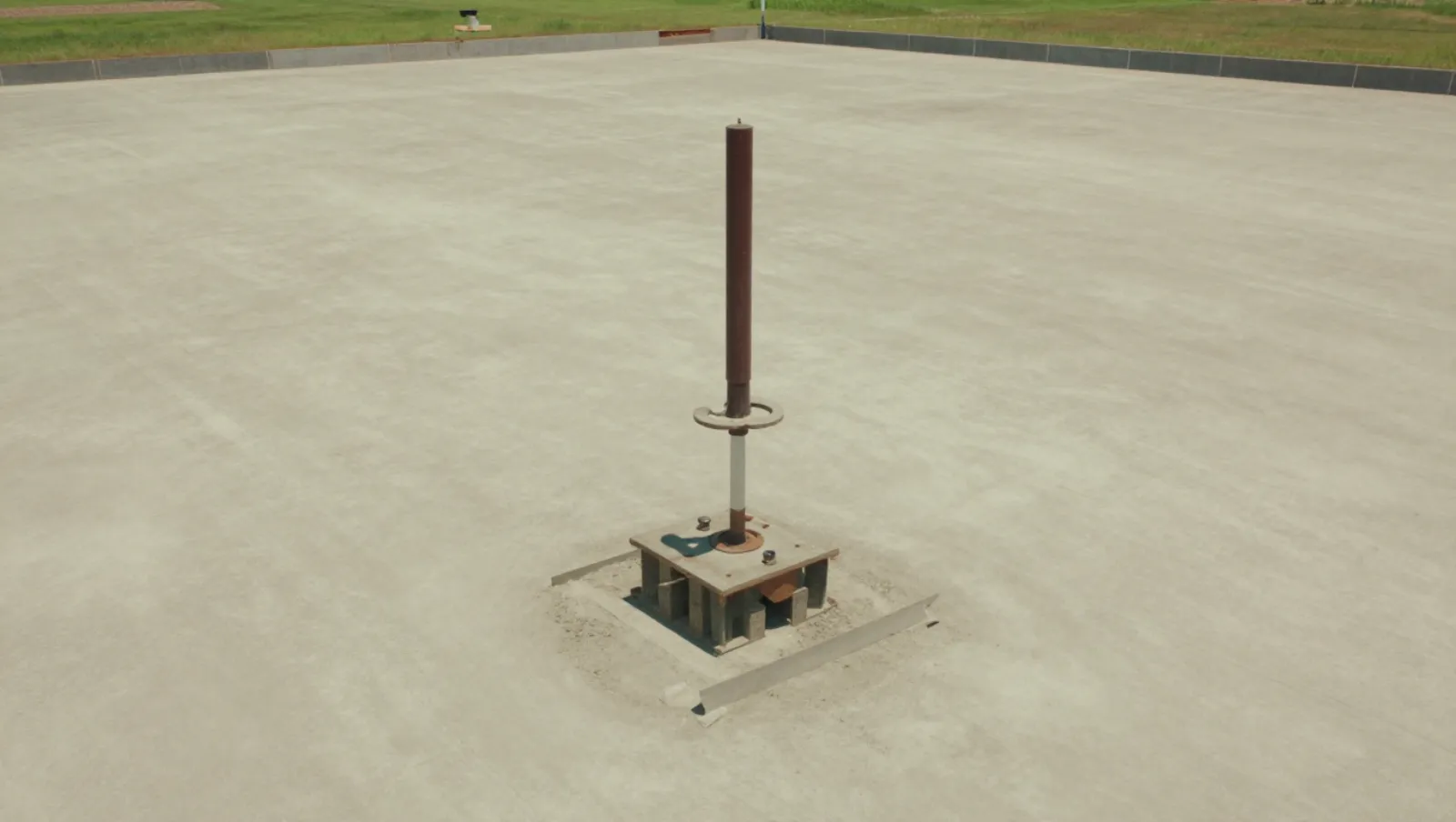 Dirt Work Contractors Near Me – How To Avoid Costly Mistakes Pile driver on concrete terrain prepares for pile driving foundation work — Daniel Dean Land Clearing, Southeast Texas