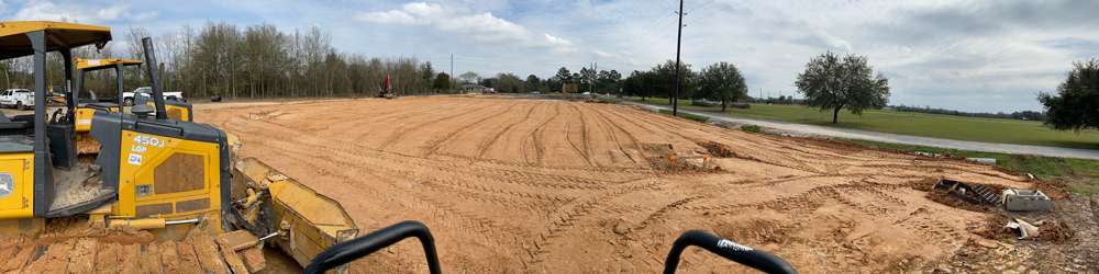Commercial site preparation in Tomball TX