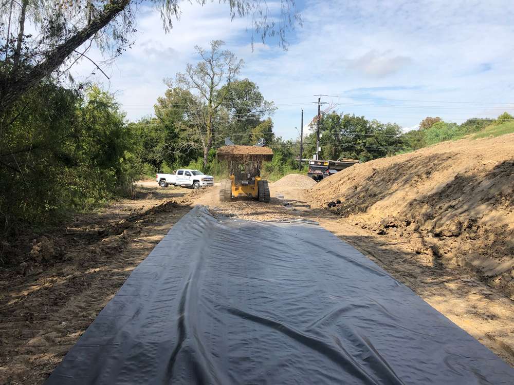 Driveway construction in Spring TX