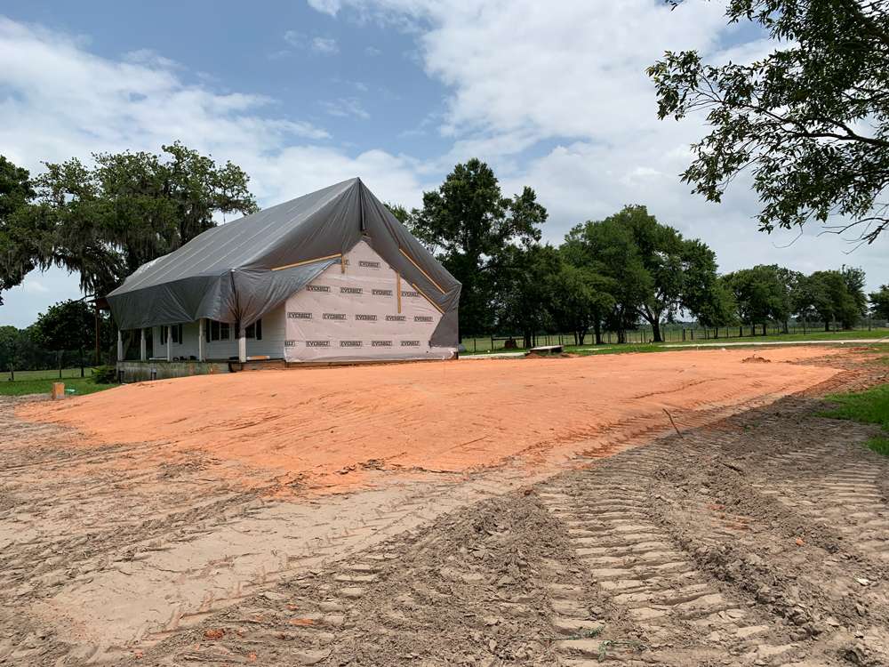 Pad site preparation in Washington County