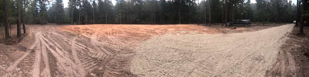 House pad construction in Spring