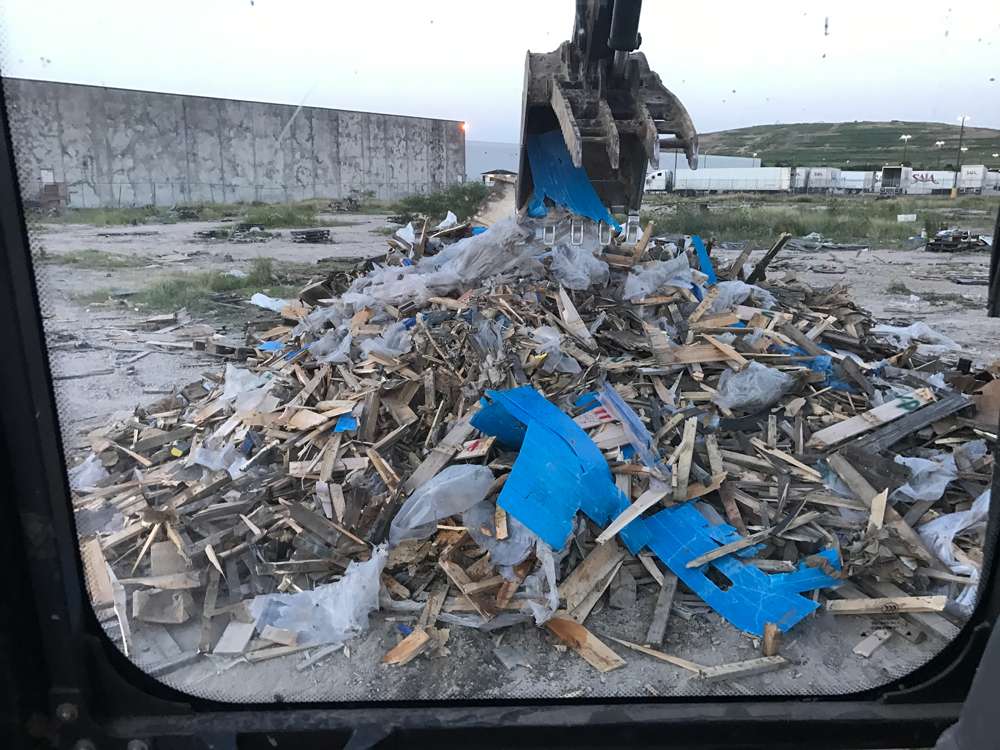 Commercial land clearing for development project