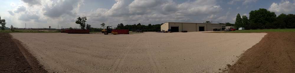 Laydown yard construction completed in Houston Texas