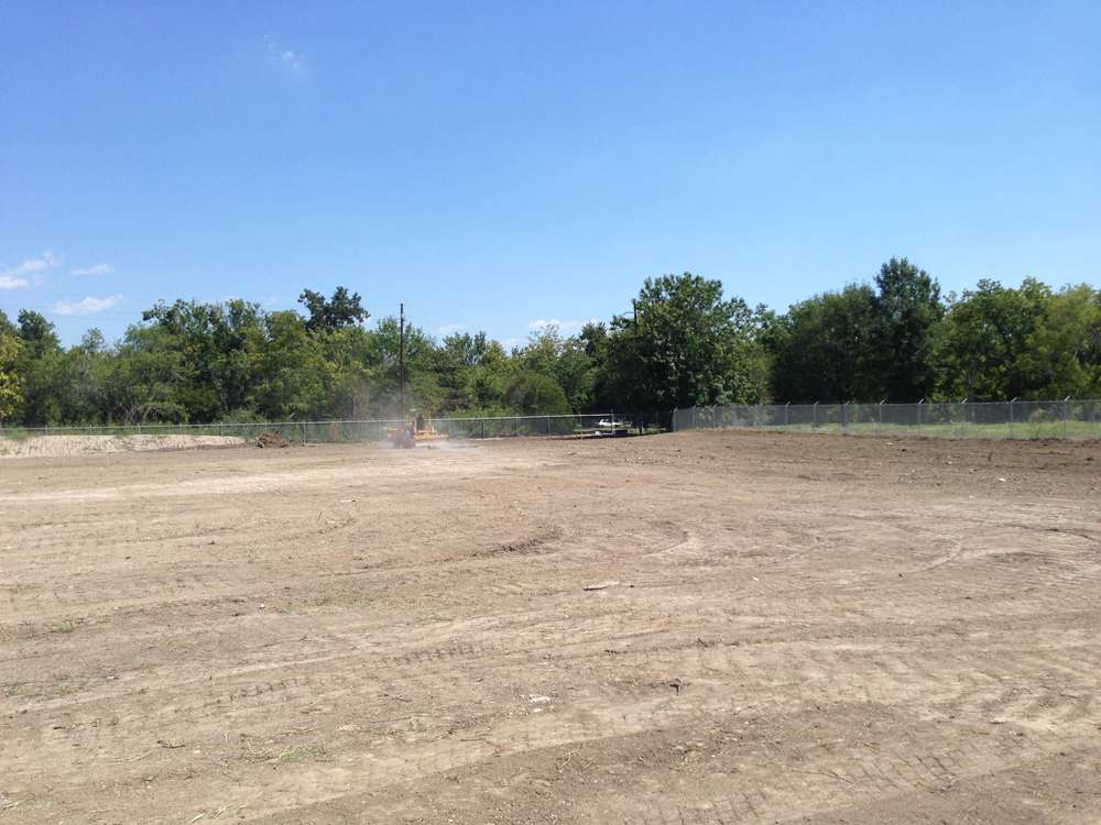 Laydown yard heavy equipment work
