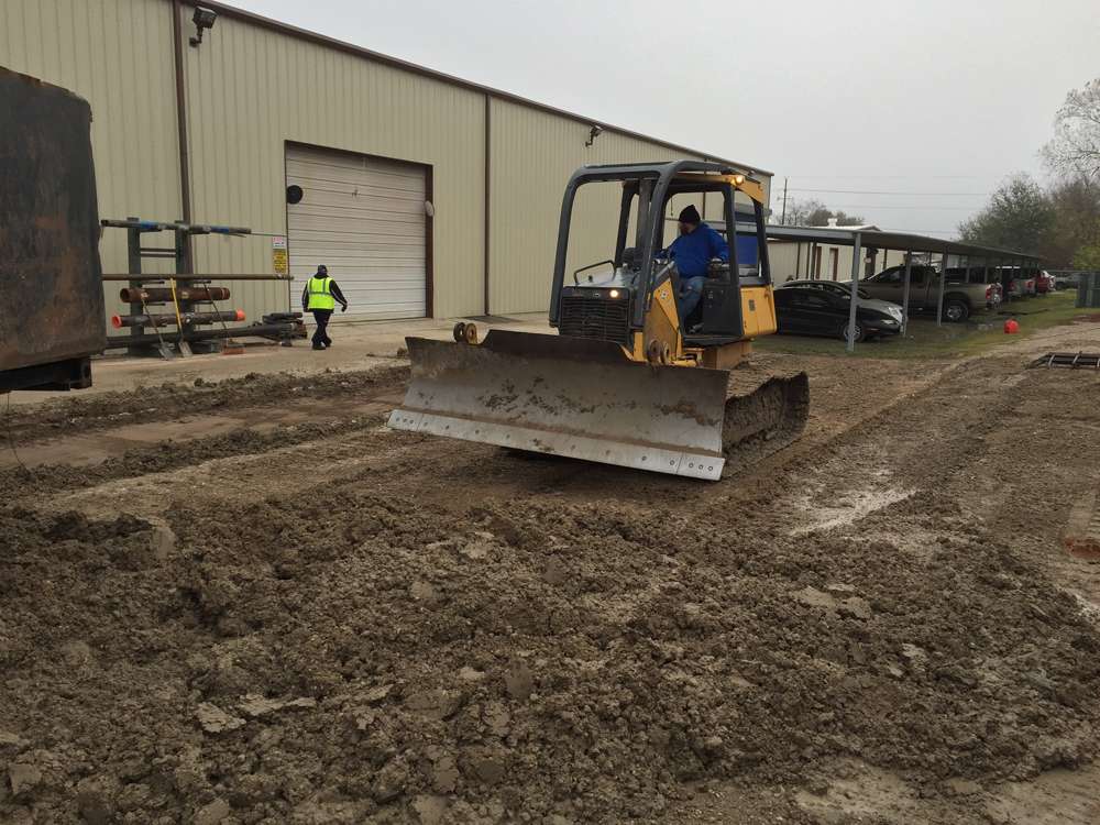 Laydown yard preventative maintenance work