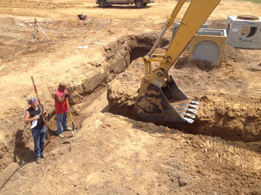 Dirt Work Excavation for Drainage Problems in Conroe, TX Homes Underground Storm Drains 3