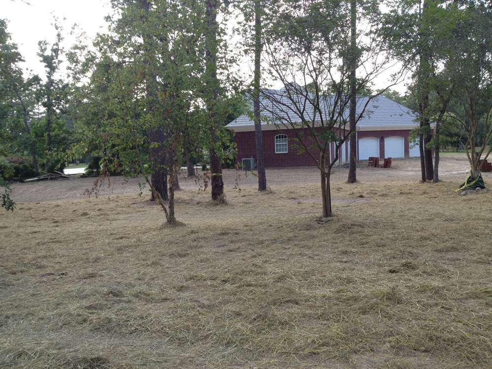 Erosion blanket installation