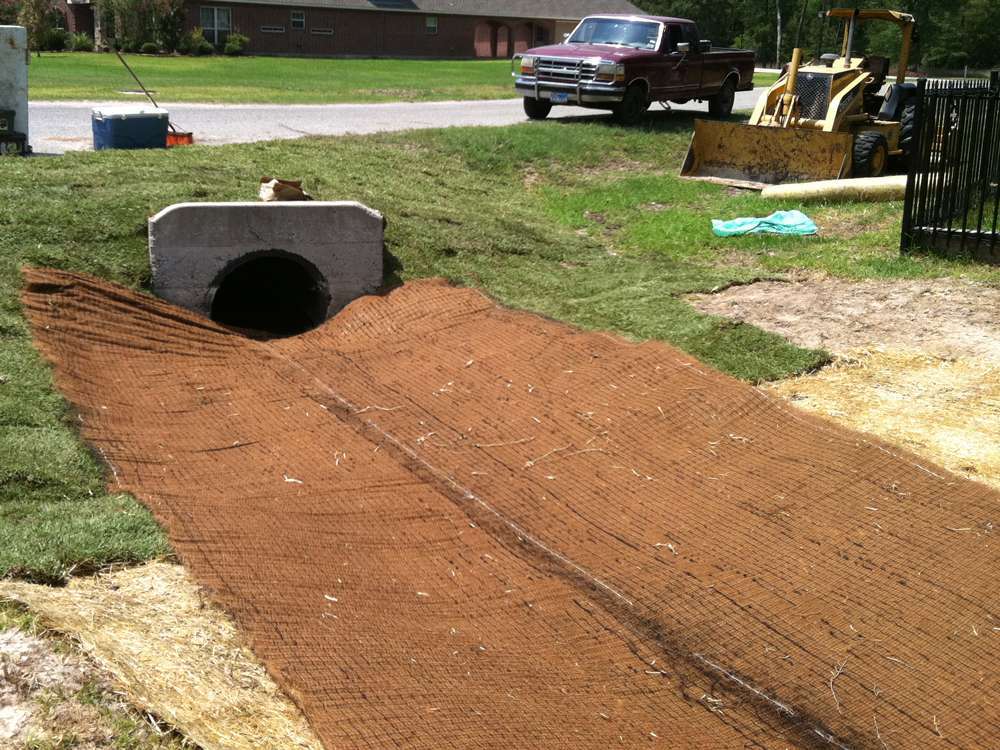 Ditch Regrading Erosion Control Blanket 2