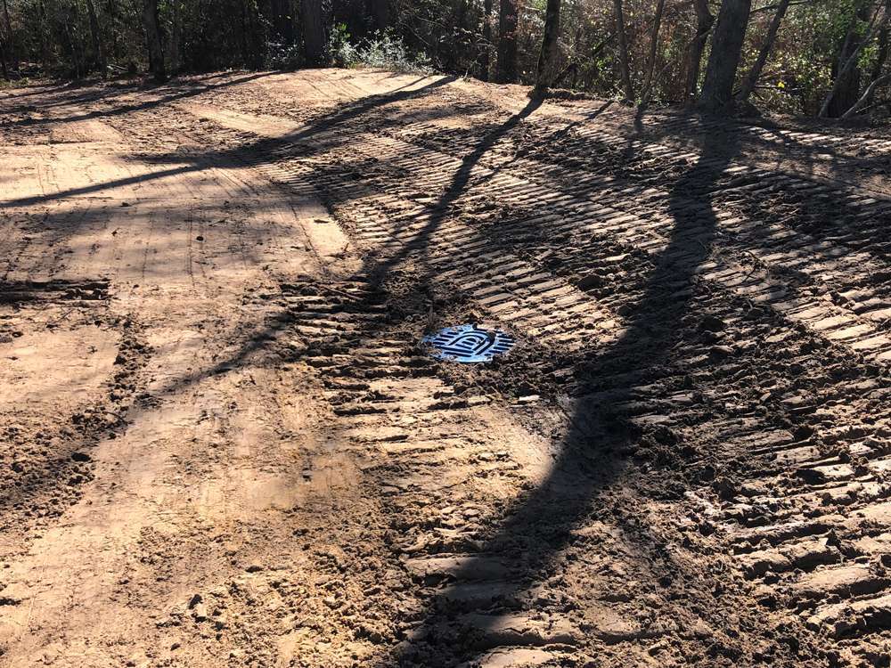 Inlet and underground pipe installation
