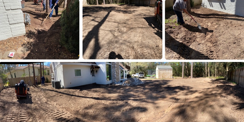 Subsurface drainage system with buried pipes
