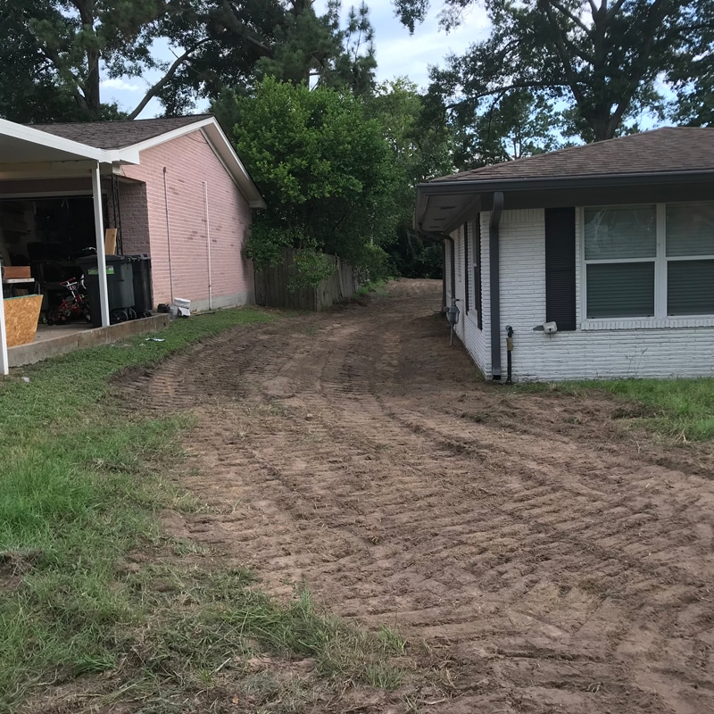 Low spot in yard