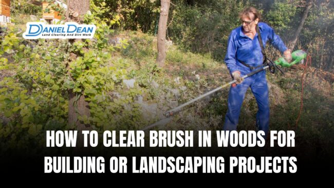 How to Clear Brush in Woods for Building or Landscaping Projects