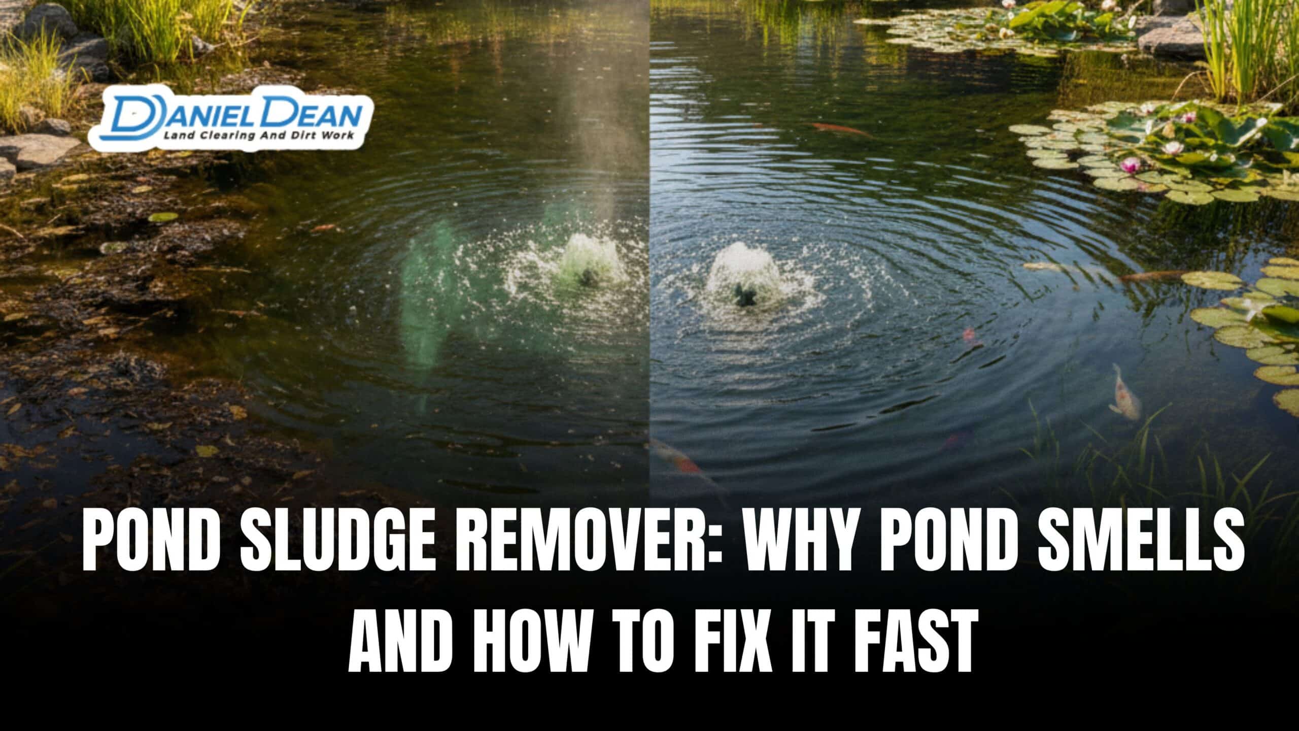 Pond Sludge Remover: Why Pond Smells and How to Fix It Fast