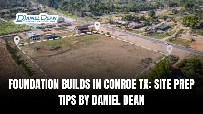 Foundation Builds in Conroe TX: Site Prep Tips by Daniel Dean