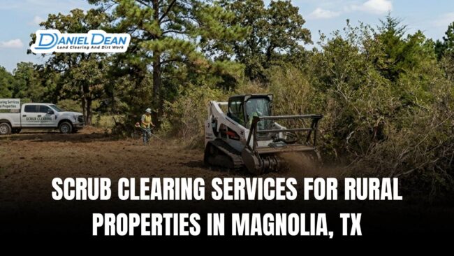 Scrub Clearing Services for Rural Properties in Magnolia, TX