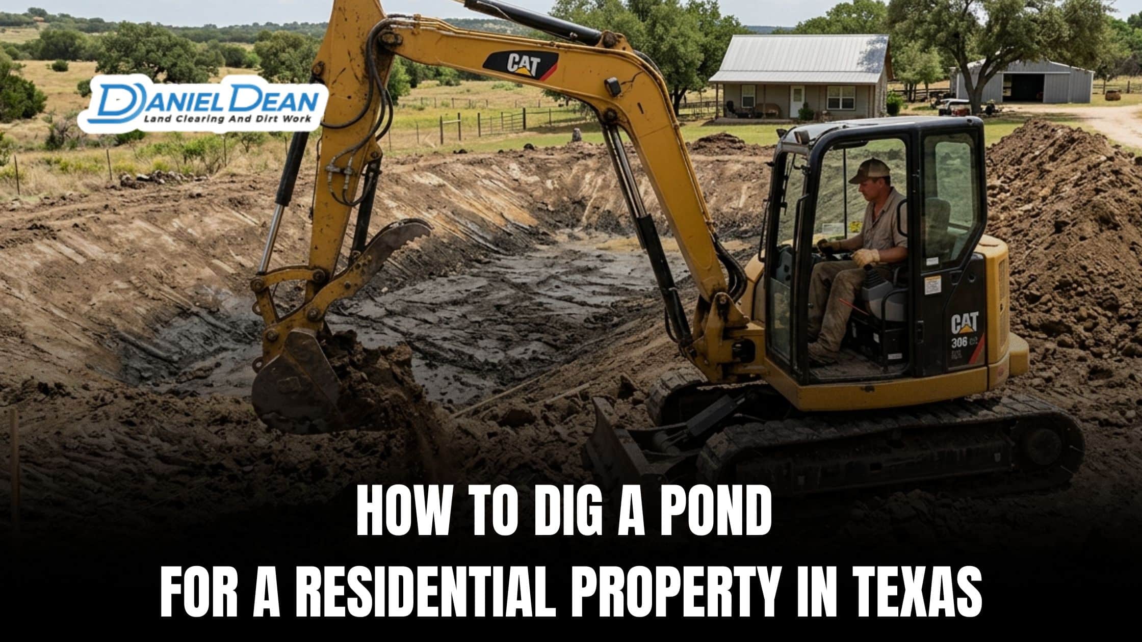 How to Dig a Pond for a Residential Property in Texas